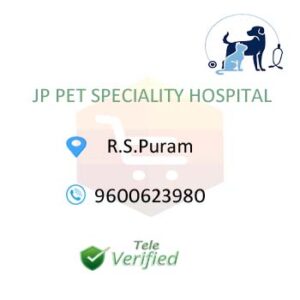 JP Pet Clinic Veterinary Doctors R.S.Puram 9600623980