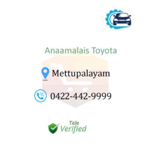 Anaamalais Toyota car service mettupalayam coimbatore