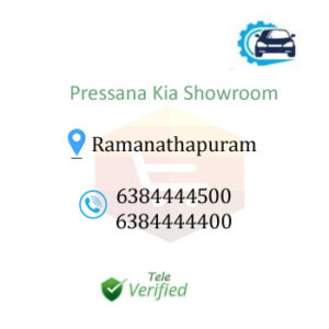 pressanna kia car service showroom coimbatore ramanathapuram