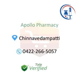 Apollo Medical Shop Chinnavedampatti Pharmacy Store 0422-266-5057