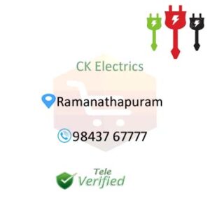 CK Electrical Services Ramanathapuram 9843767777