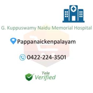 Kuppuswamy Naidu Hospital Medical Services Pappanaickenpalayam 0422-224-3501