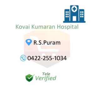 Kovai Kumaran Hospital Medical Services R.S.Puram 0422-255-1034