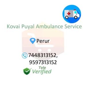 Ambulance Services Kovai Puyal Coimbatore Perur