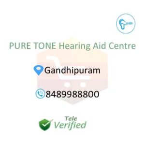 Pure Hearing Aid Service Sales Gandhipuram 8489988800