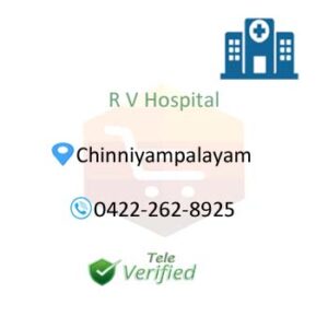 R V Hospital Medical Services Chinniyampalayam Coimbatore 0422-262-8925