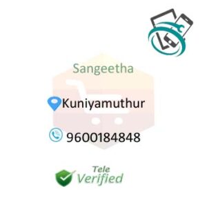 Sangeetha Mobile Phone Service Repair Kuniyamuthur 9600184848