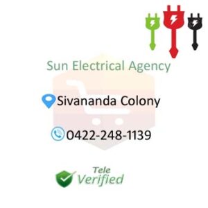 Sun Electrical Agency Services Sivananda Colony 0422-248-1139