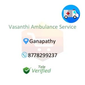 Ambulance Services Vasanthi Coimbatore Ganapathy