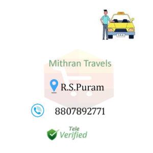 mithran travels taxi cab services coimbatore r s puram