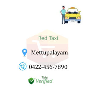 red taxi cab and taxi coimbatore mettupalayam