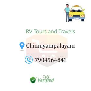 rv tours and travels taxi cab services coimbatore