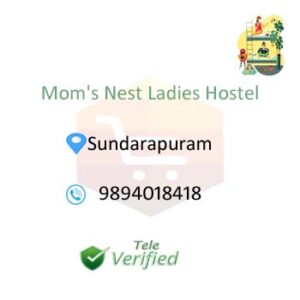 Mom's PG for Women Hostel Accommodation Rooms Sundarapuram