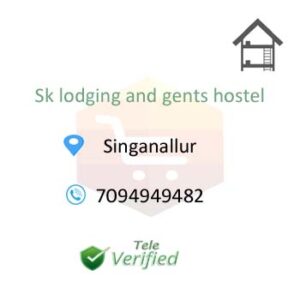 SK PG for Men Hostel Accommodation Rooms Paying Guest Singanallur Coimbatore 7094949482