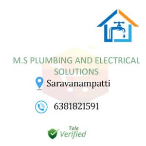 m.s plumbing and electrical solutions saravanampatti coimbatore