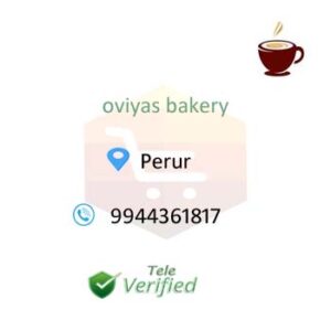 Oviyas Bakery Cafe Tea Shop Perur