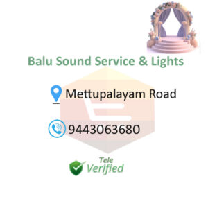 Balu Sound Service & Lights Wedding Decorations