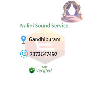 Nalini Sound Service Wedding Decorations