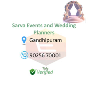 Sarva Events and Wedding Planners Wedding Decorations