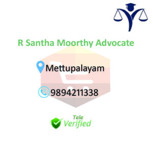 R Santha Moorthy Advocate Lawyer Legal