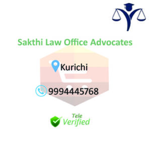 Sakthi Law Office Advocates Lawyer Legal Consultancy Kurichi