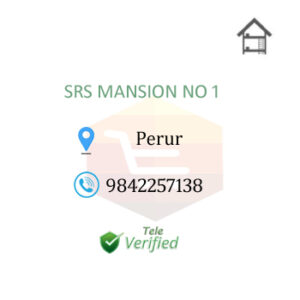 SRS MANSION NO 1 Perur PG Hostel Men Coimbatore